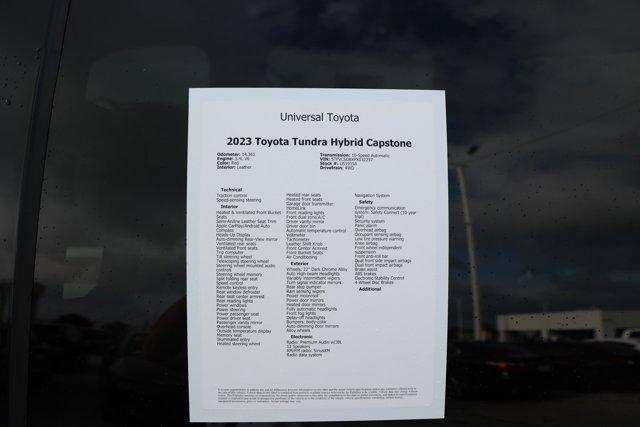Photo of 2023 Red Toyota Tundra Hybrid