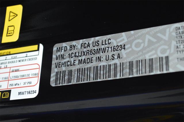 Photo of 2021 Black Clearcoat Jeep Wrangler Unlimited 4xe
