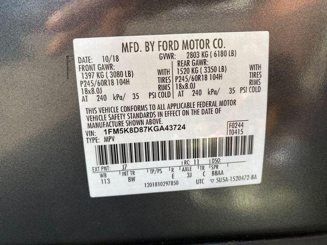 Photo of 2019 Magnetic Metallic Ford Explorer