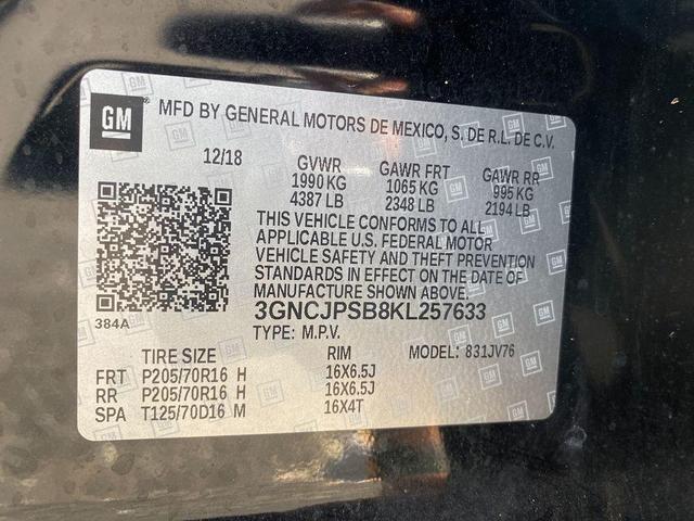 Photo of 2019 Mosaic Black Metallic Chevrolet Trax