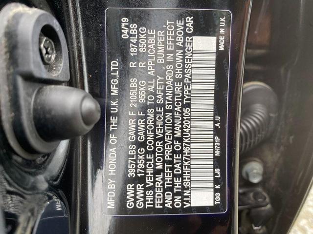 Photo of 2019 Crystal Black Pearl Honda Civic