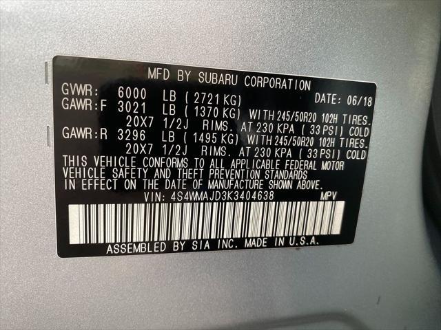 Photo of 2019 Ice Silver Metallic Subaru Ascent