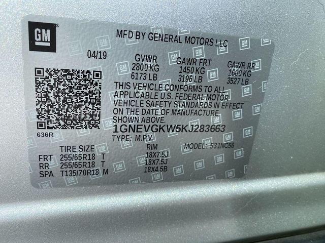 Photo of 2019 Silver Ice Metallic Chevrolet Traverse