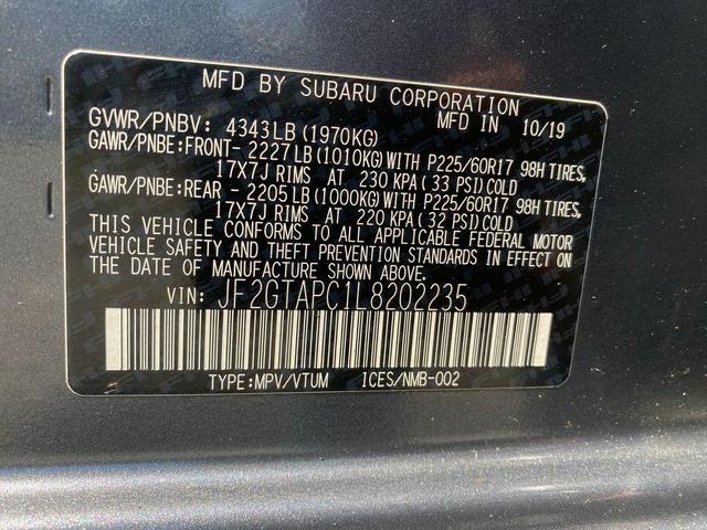 Photo of 2020 Magnetite Gray Metallic Subaru Crosstrek