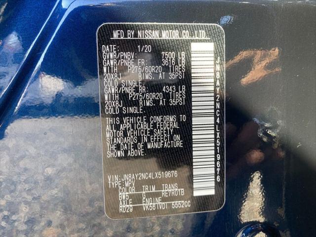 Photo of 2020 Hermosa Blue Pearl Nissan Armada