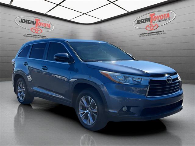 Photo of 2015 Shoreline Blue Pearl Toyota Highlander