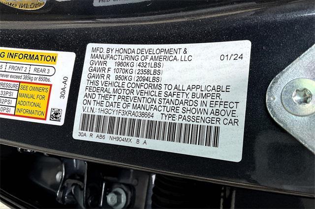 Photo of 2024 Meteorite Gray Metallic Honda Accord