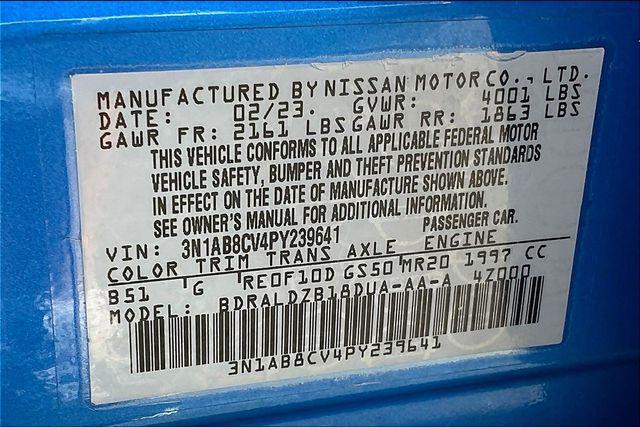 Photo of 2023 Electric Blue Metallic Nissan Sentra