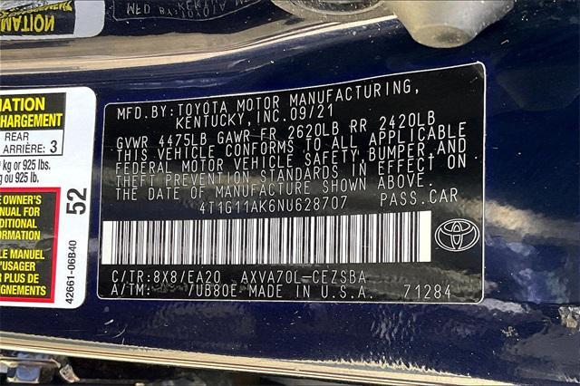 Photo of 2022 Blueprint Toyota Camry