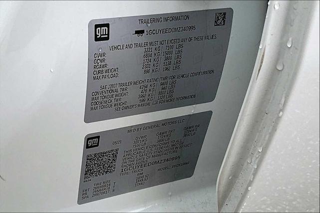 Photo of 2021 Summit White Chevrolet Silverado 1500