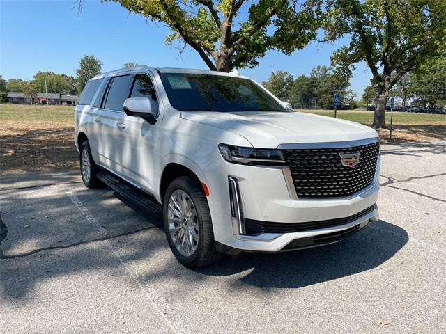 Photo of 2024 Crystal White Tri-Coat Cadillac Escalade ESV