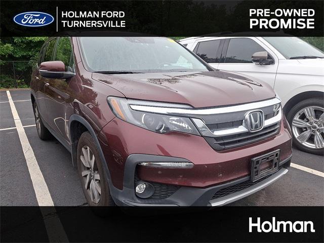 Photo of 2021 Deep Scarlet Pearl Honda Pilot