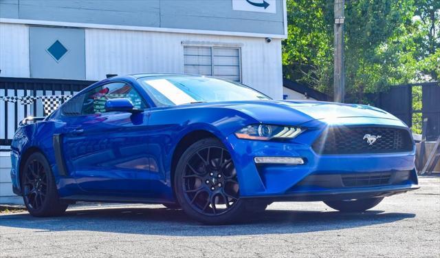 Photo of 2018 Lightning Blue Ford Mustang