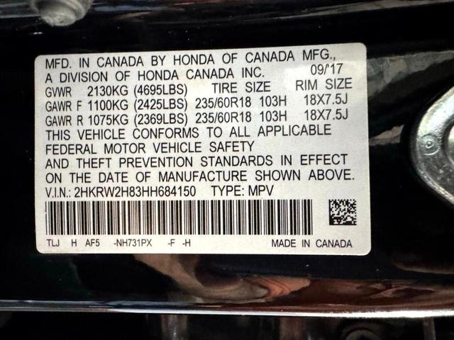 Photo of 2017 Black Honda CR-V