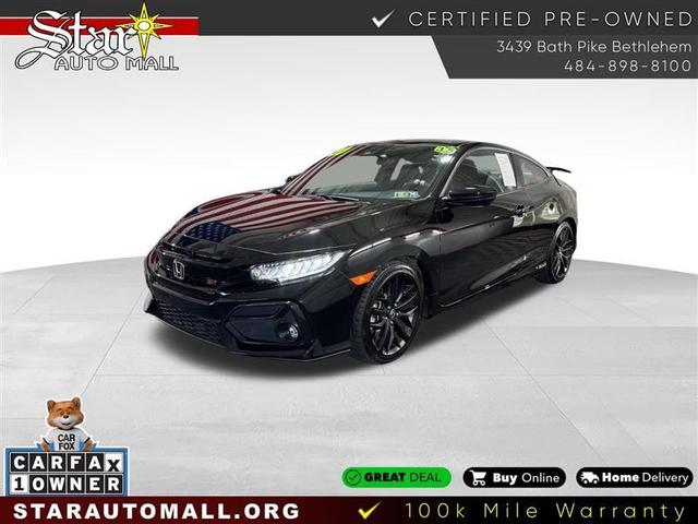 Photo of 2020 Lunar Silver Metallic Honda Civic Si
