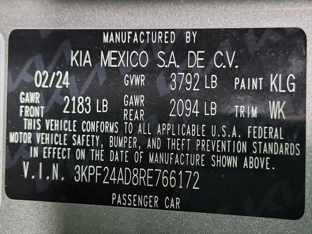 Photo of 2024 Gray Kia Forte