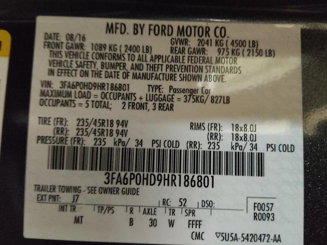 Photo of 2017 Magnetic Ford Fusion