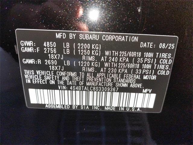 Photo of 2025 Crystal Black Silica Subaru Outback