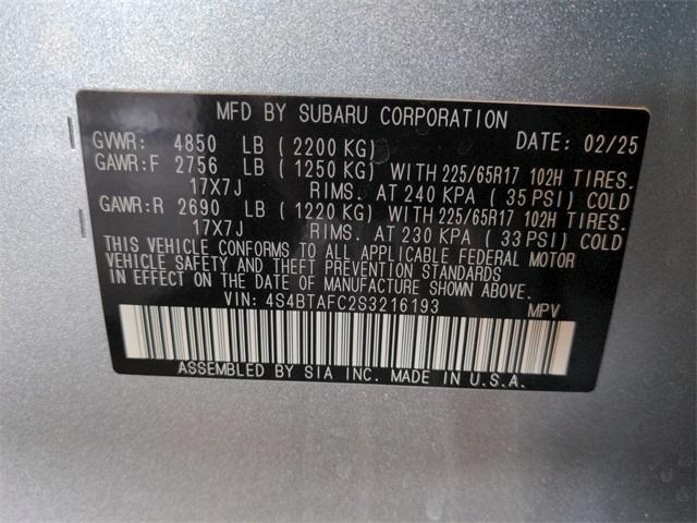 Photo of 2025 Ice Silver Metallic Subaru Outback