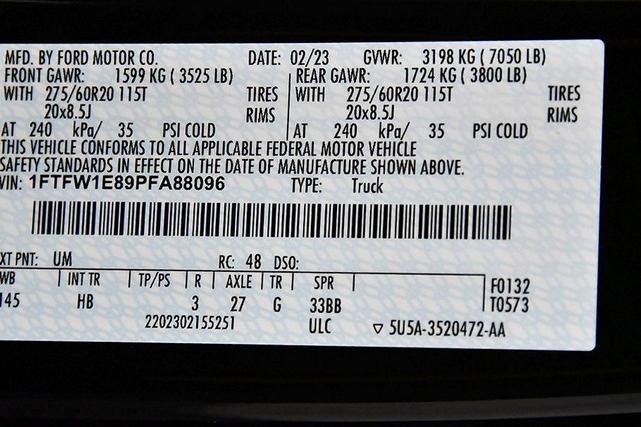 Photo of 2023 Agate Black Metallic Ford F-150