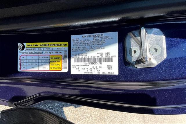 Photo of 2019 Kona Blue Ford Mustang