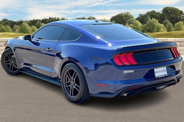 Photo of 2019 Kona Blue Ford Mustang