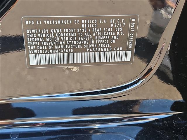 Photo of 2017 Black Volkswagen Jetta