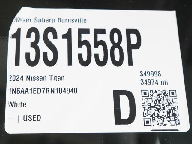 Photo of 2024 Glacier White Nissan Titan