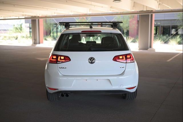 Photo of 2015 Pure White Volkswagen Golf