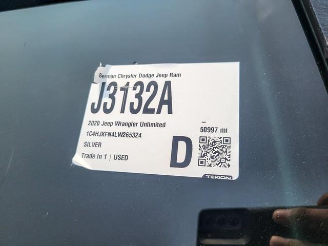 Photo of 2020 Billet Silver Metallic Clearcoat Jeep Wrangler Unlimited