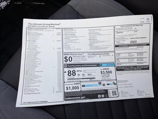 Photo of 2026 Mineral White Metallic BMW iX