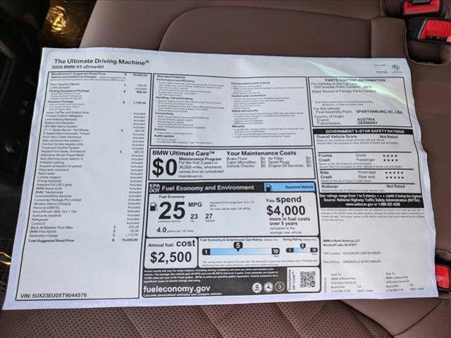 Photo of 2026 Black Sapphire Metallic BMW X5