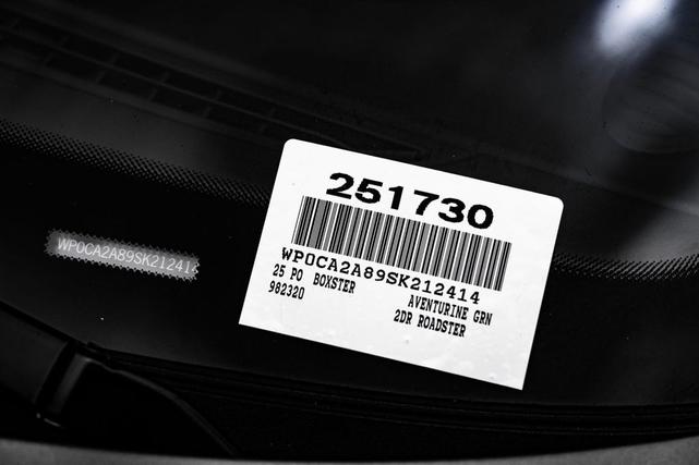 Photo of 2025 Aventurine Green Metallic Porsche 718 Boxster