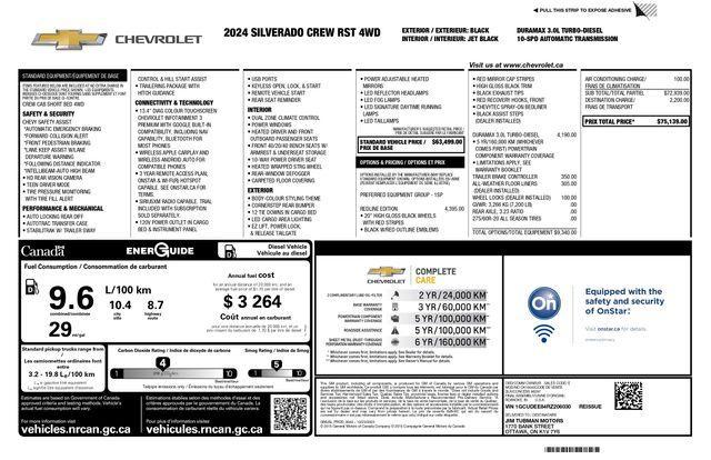 Photo of 2024 Black Chevrolet Silverado 1500