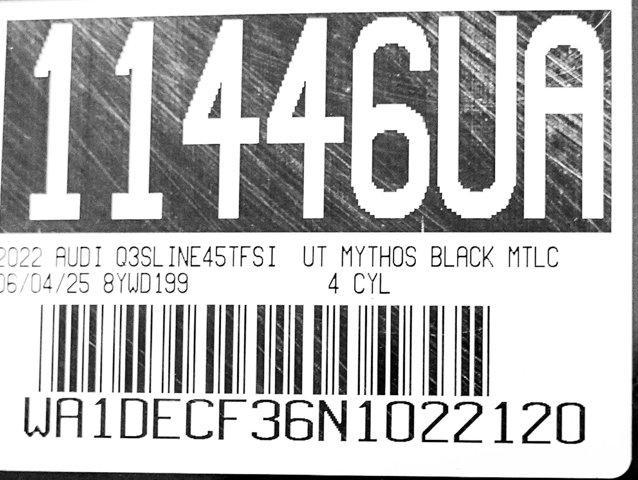 Photo of 2022 Mythos Black Metallic Audi Q3