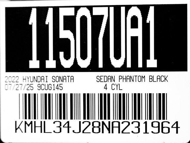 Photo of 2022 Phantom Black Hyundai SONATA