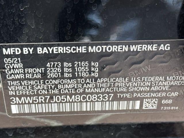 Photo of 2021 Jet Black BMW 330