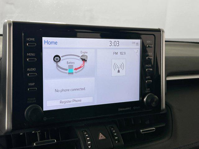Photo of 2021 Blizzard Pearl/Midnight Black Metallic Toyota RAV4 Hybrid
