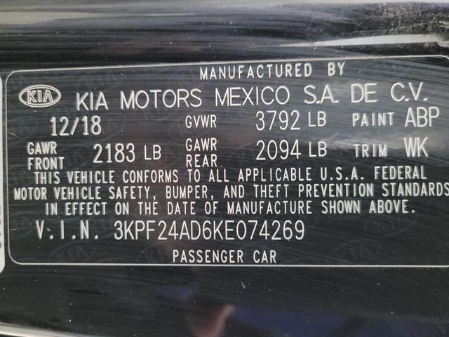 Photo of 2019 Aurora Black Kia Forte