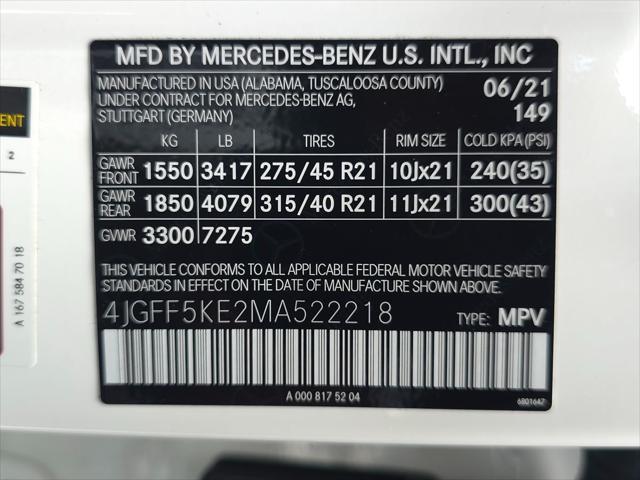 Photo of 2021 Polar White Mercedes-Benz GLS 450