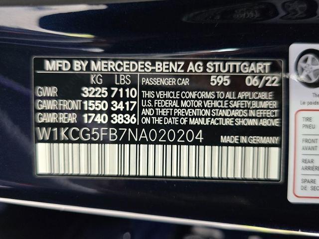Photo of 2022 Nautical Blue Metallic Mercedes-Benz EQS 450+