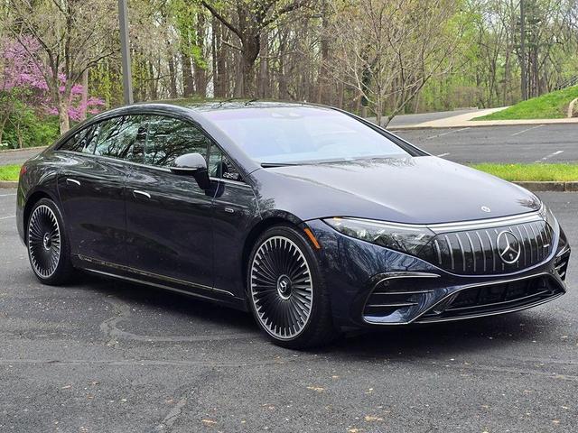Photo of 2022 Nautical Blue Metallic Mercedes-Benz EQS 450+