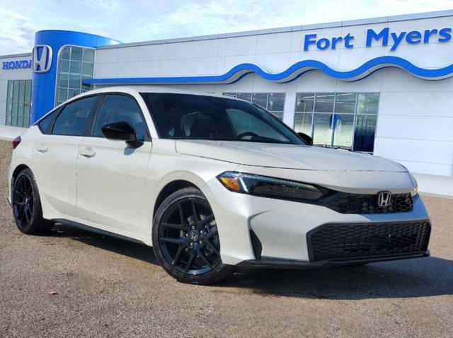 Photo of 2025 Platinum White Pearl Honda Civic