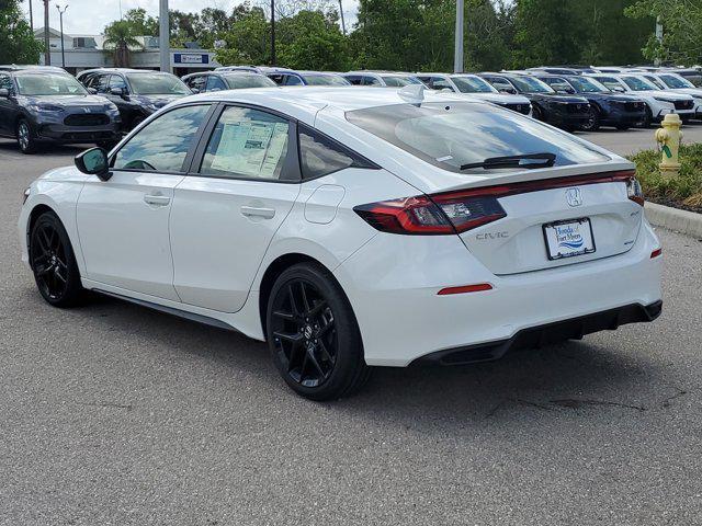 Photo of 2025 Platinum White Pearl Honda Civic Hybrid