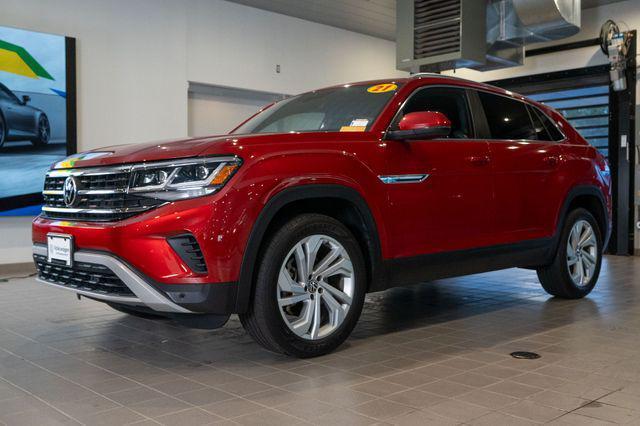 Photo of 2021 Aurora Red Metallic Volkswagen Atlas Cross Sport
