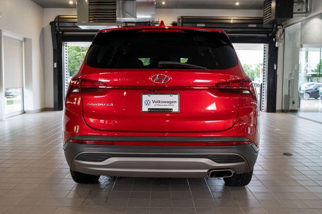 Photo of 2023 Calypso Red Hyundai SANTA FE