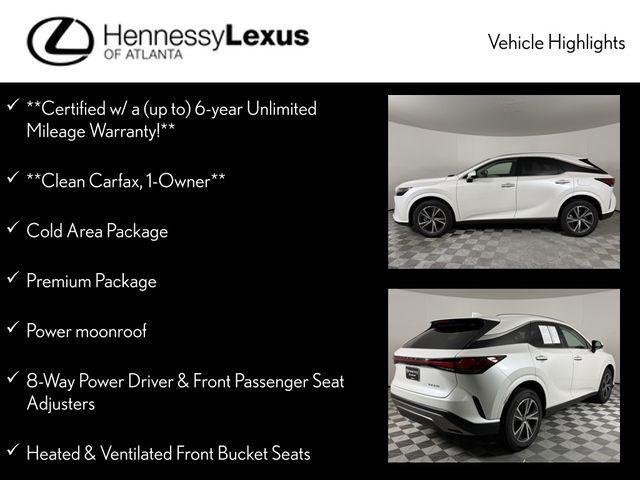 Photo of 2024 Eminent White Pearl Lexus RX 350