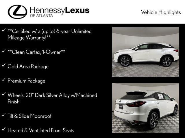 Photo of 2022 Eminent White Pearl Lexus RX 350