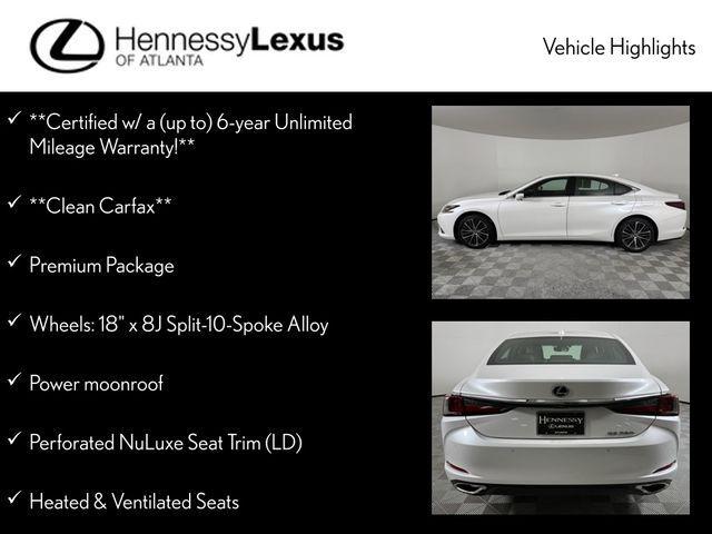 Photo of 2022 Eminent White Pearl Lexus ES 350