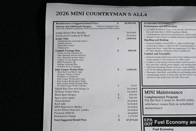Photo of 2026 Blue MINI Countryman
